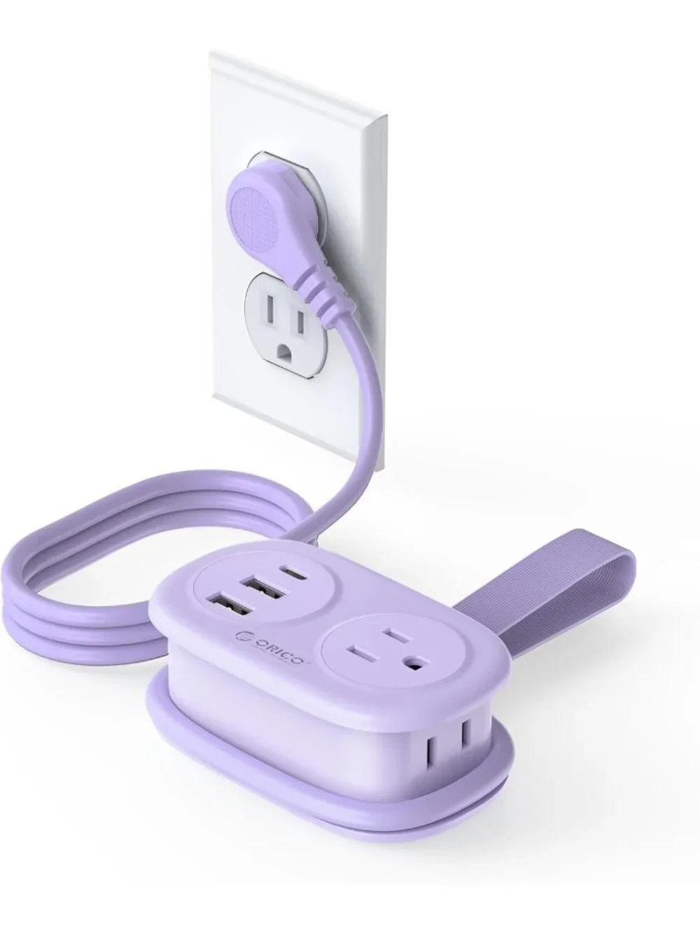 Travel Power Strip, 5-in-1 Extension Cord, Cruise Approved, Compact & Portable